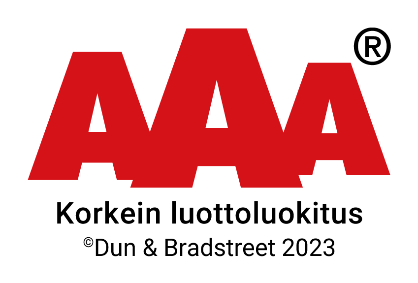 Dun & Bradstreet 2023 Korkein luottoluokitus -logo